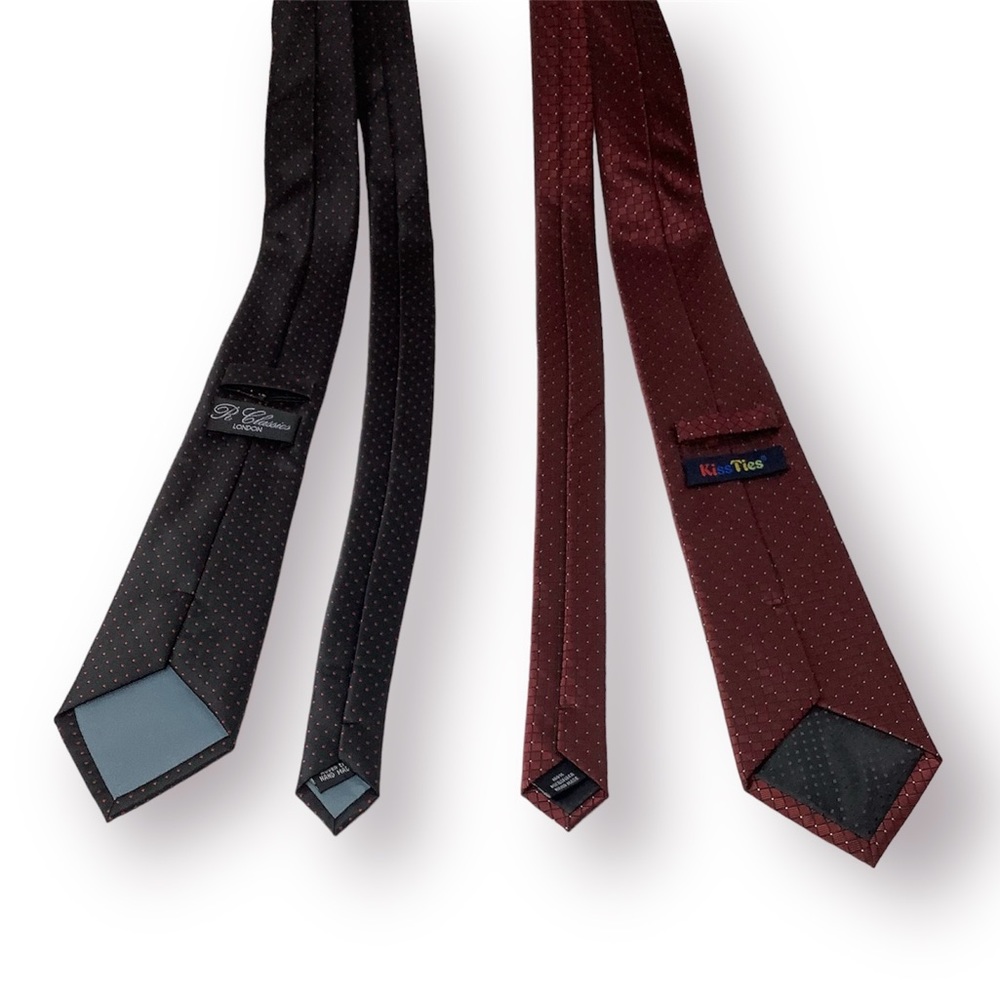 R Classics Tie & Kiss Ties 100% Microfiber Neck Ties (Set of 2) - Picture 4 of 8